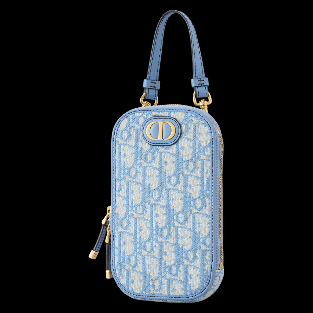 CHRISTIAN DIOR(USED)디올 오블리크 폰 홀더 크로스백